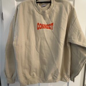 Lonely Ghost Beige 'Connect' Sweatshirt
